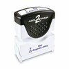 Accu-Stamp2 Shutter Stamp, For Deposit Only, Blue 35601